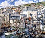 The Harbor Sunday By Walter Elmer Schofield