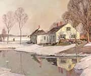 Evening Light in Winter By George Gardner Symons