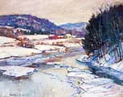 River in Winter By George Gardner Symons