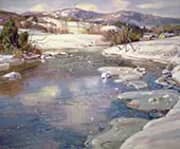 Valley Stream in Winter By George Gardner Symons