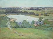 View of The Marshes Ipswich c1910 By Arthur Wesley Dow