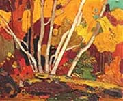 Autumn Birches By Tom Thomson