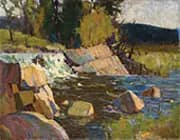 Little Falls By Tom Thomson