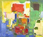 August Light 1957 By Hans Hofmann
