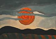 Red Sun 1935 By Arthur Dove