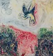 The Fall of Icarus 1975 By Marc Chagall