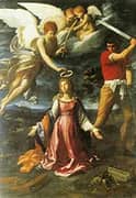 The Martyrdom of Saint Catherine of Alexandria 1604 By Guido Reni