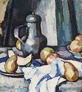 Apples and Pewter Pot 1920 By Samuel John Peploe