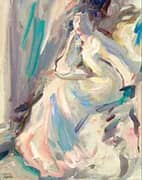 By Firelight 1908 By Samuel John Peploe