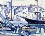 Cassis Harbour By Samuel John Peploe