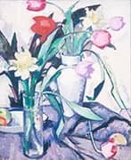 Tulips 1923 By Samuel John Peploe