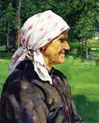 Tyrollean Woman Plein Air 1912 By Walter Ufer