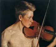 The Violinist 1900 By Pekka Halonen