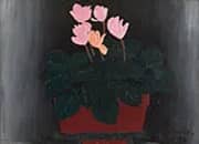 Pink Flowers 1941 By Horace Pippin