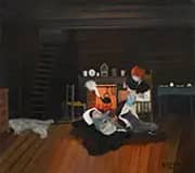 Six O'Clock 1940 By Horace Pippin