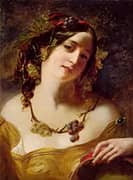 A Bacchante By William Etty