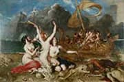 The Sirens and Ulysses 1837 By William Etty
