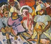 Children with Umbrellas By Aristarkh Vasilyevich Lentulov
