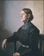 Portrait of The Artist's Wife The Painter Anna By Michael Peter Ancher