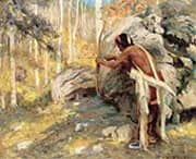 Hunting The Turkey in The Aspens 1926 By E. Irving Couse