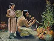 The Harvest Song c.1920 By E. Irving Couse