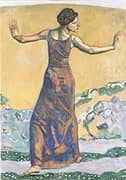 Joyous Woman 1911 By Ferdinand Hodler
