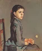 Portrait of Louise Delphine Duchosal 1885 By Ferdinand Hodler