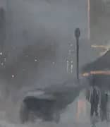 Taxi Rank 1931 By Clarice Beckett