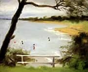 Bathers, Beaumaris By Clarice Beckett