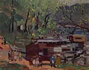 Upper Manhattan c1915 By George Luks