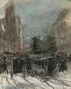 Fifth Avenue 1899 By Everett Shinn