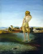 Girl with Curls 1926 By Salvador Dali