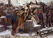 The Docks of New York By Everett Shinn