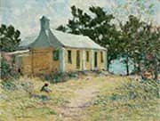 Bermuda House with Child By Clark Voorhees