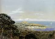 Pointe St Hospice Cap Ferrat From St Jean By John Brett