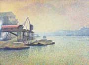 Thames Scene The Elevator c1890 By Georges Lemmen