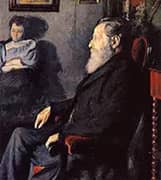 The Artists Father 1887 By Georges Lemmen