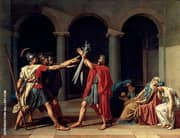 Oath of the Horatii 1784 By Jacques-Louis David