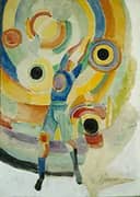 Football 1918 By Robert Delaunay