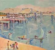 Beach Lagoon 1936 By Selden Connor Gile