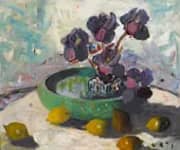 Irises and Fruit 1934 By Selden Connor Gile