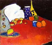 The Red Table By Alexej von Jawlensky