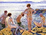 Bathers 1920 By Theo van Rysselberghe
