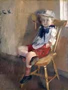 Boy in a Chair By Christian Krohg