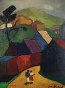 Couple in a Village By Gustave De Smet