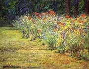 Flower Border By John Ottis Adams
