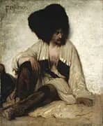 A Circassian American 1870 By Frank Duveneck