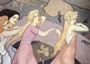 Four Figures in a Landscape 1930s By John Duncan