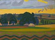 The Beanfield Letchworth 1912 By Spencer Gore
