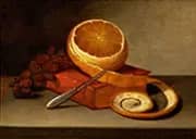 Orange and Book 1817 By Raphaelle Peale